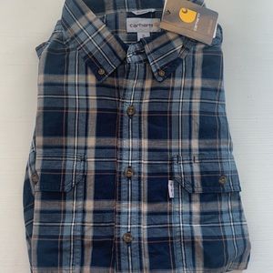 Carhartt long sleeve plaid shirt